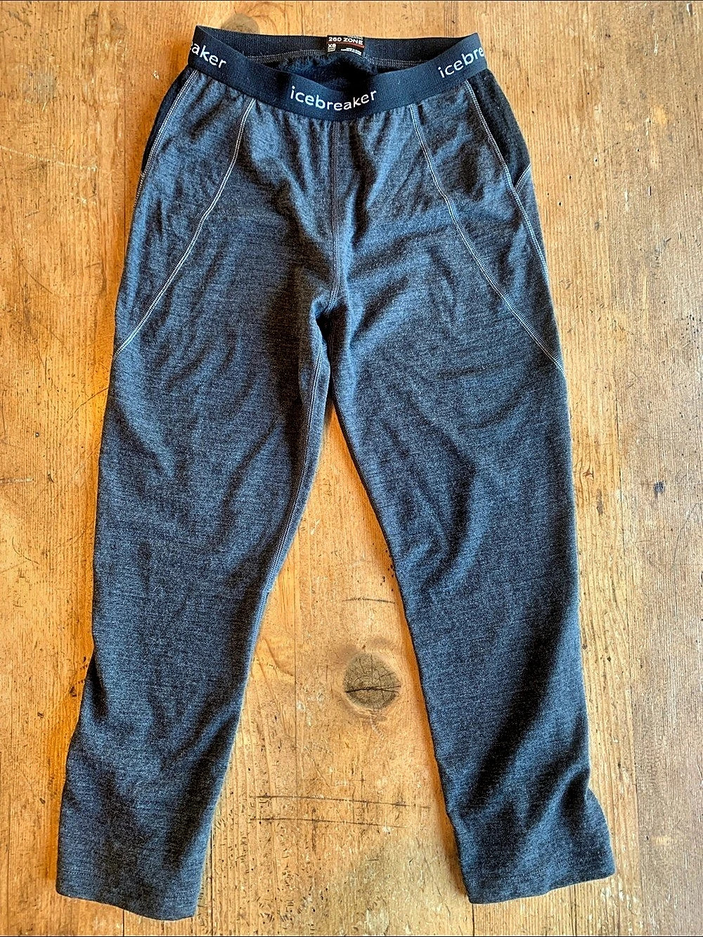Icebreaker 260 Zone Merino Wool Base Layer Leggings Size XS